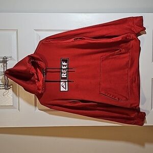 Reef Logo Hoodie Red/Orange Size M